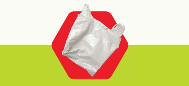 No loose plastic bags